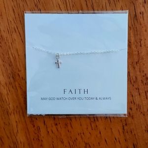 Small cross necklace